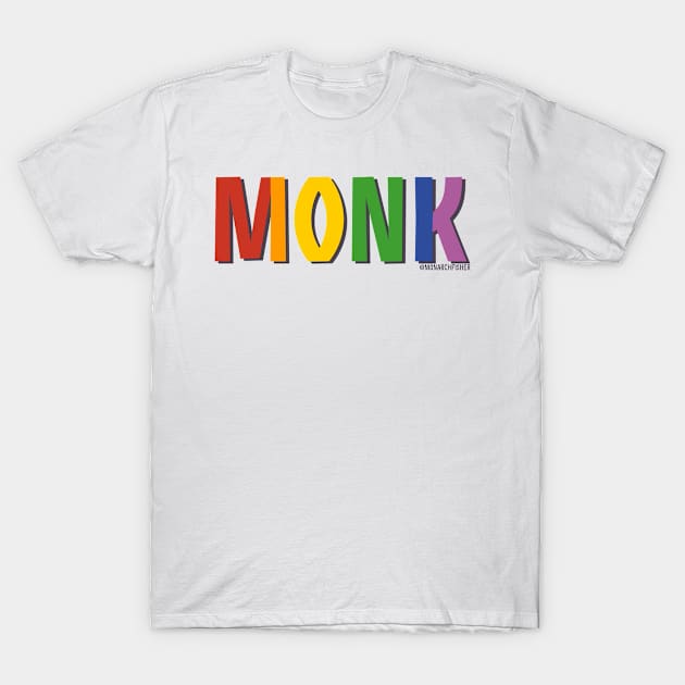 Monk Pride Shirt (Rainbow) T-Shirt by MonarchFisher